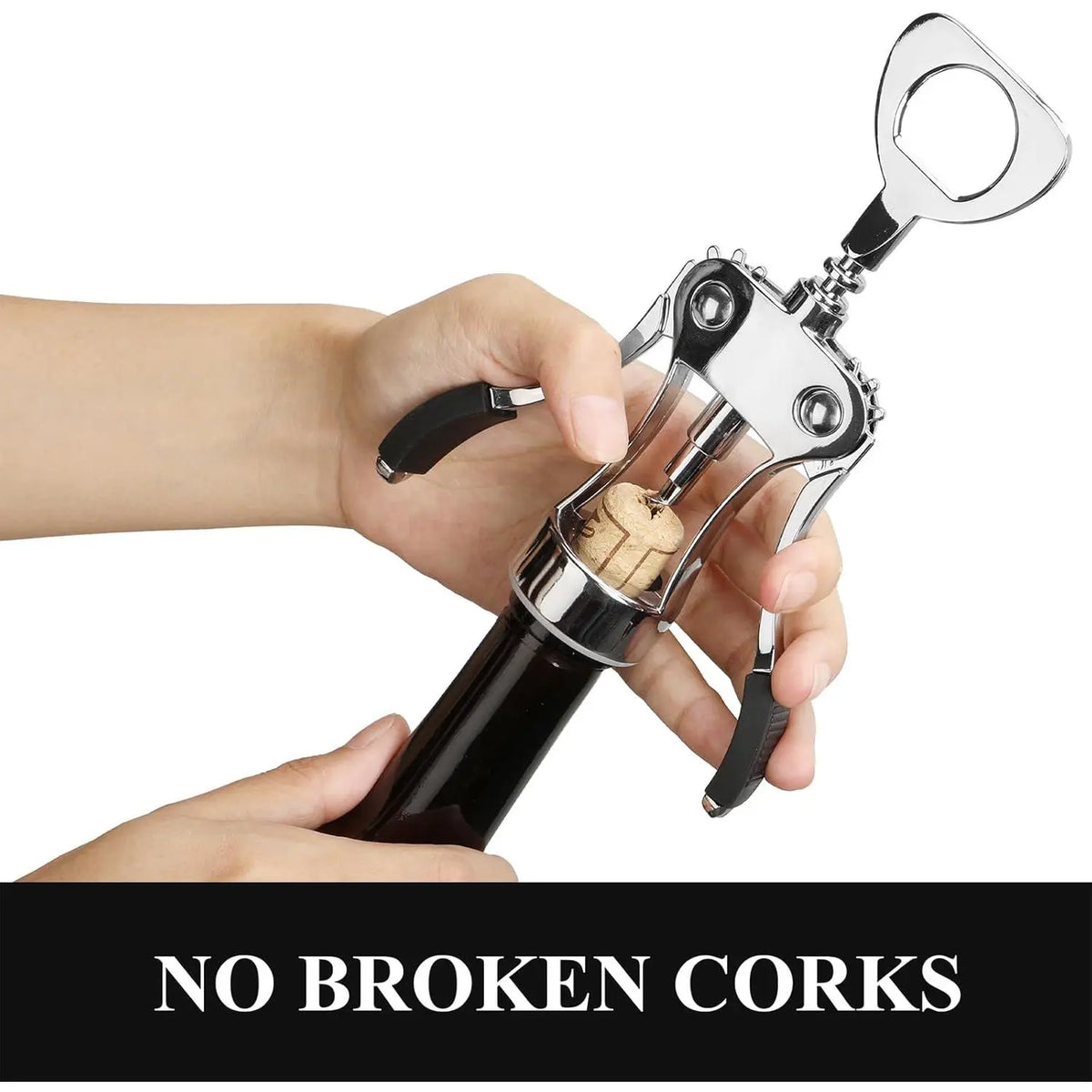 Multifunctional Bottle Opener with Handle and Screw