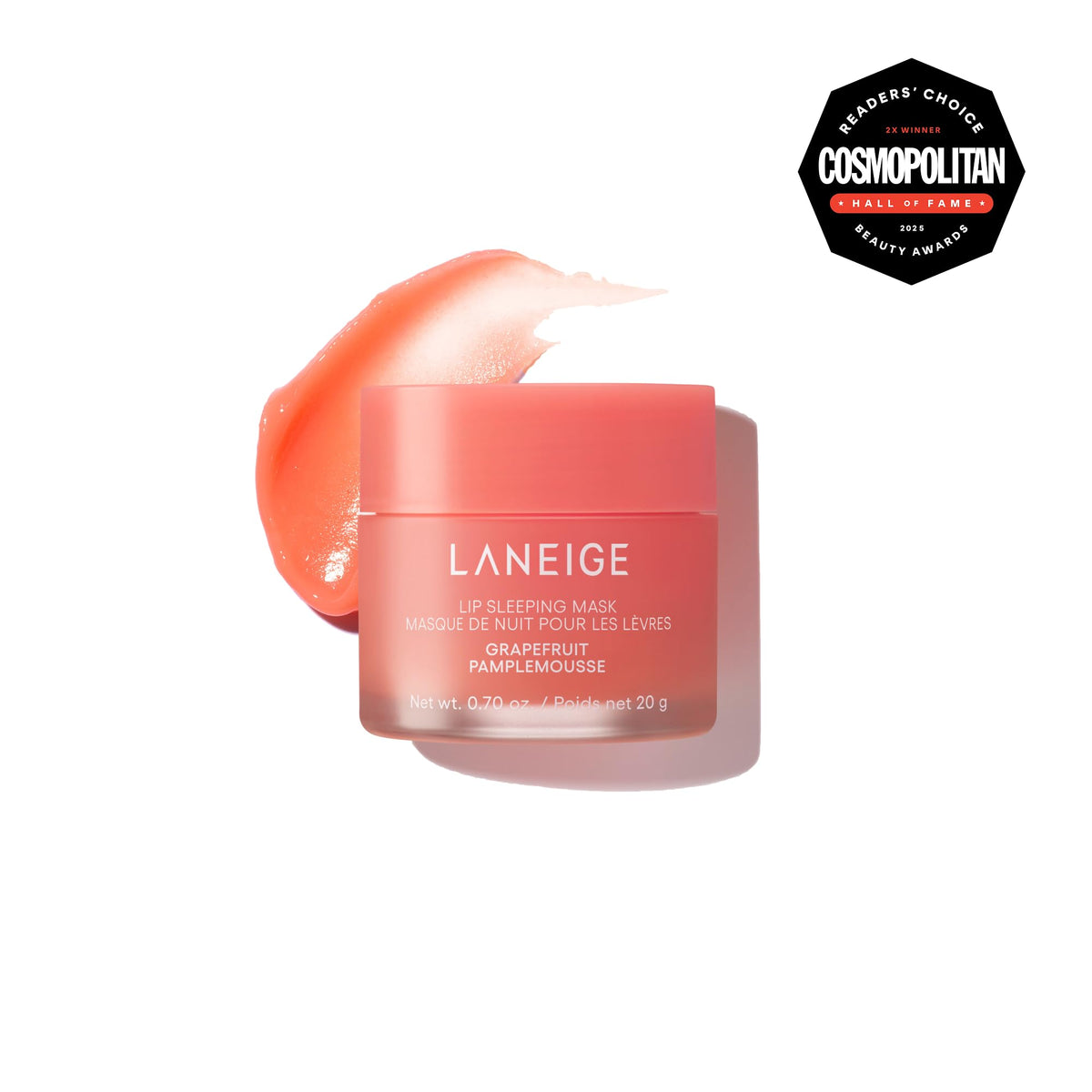 LANEIGE Lip Sleeping Mask: Nourish, Hydrate, Vitamin C, Murumuru & Shea Butter, Antioxidants, Flaky, Dry Lips