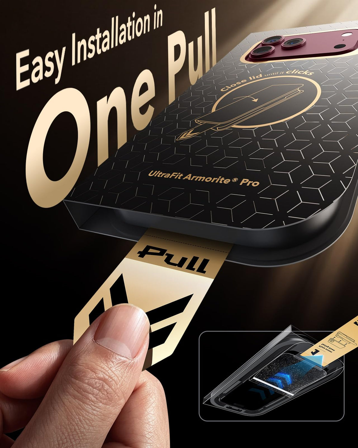 ESR 2 Pack for iPhone 18 Pro Max/17 Pro Max Screen Protector, Armorite Pro
