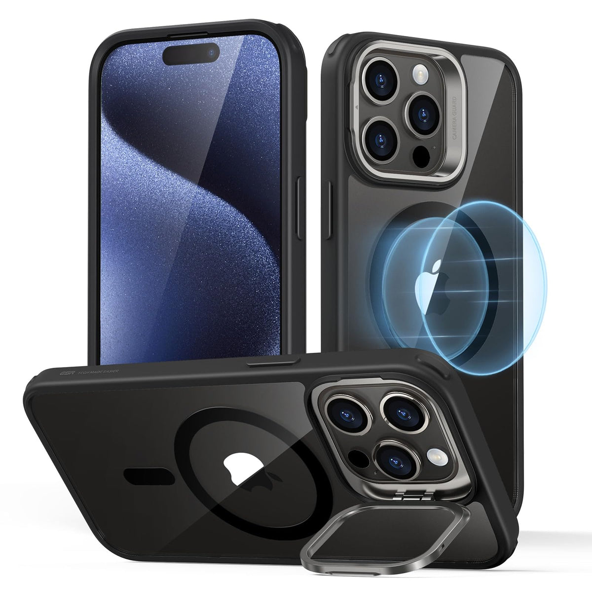 ESR Classic Hybrid for iPhone 18 Pro Max/17 Pro Max Case with Flex Stand