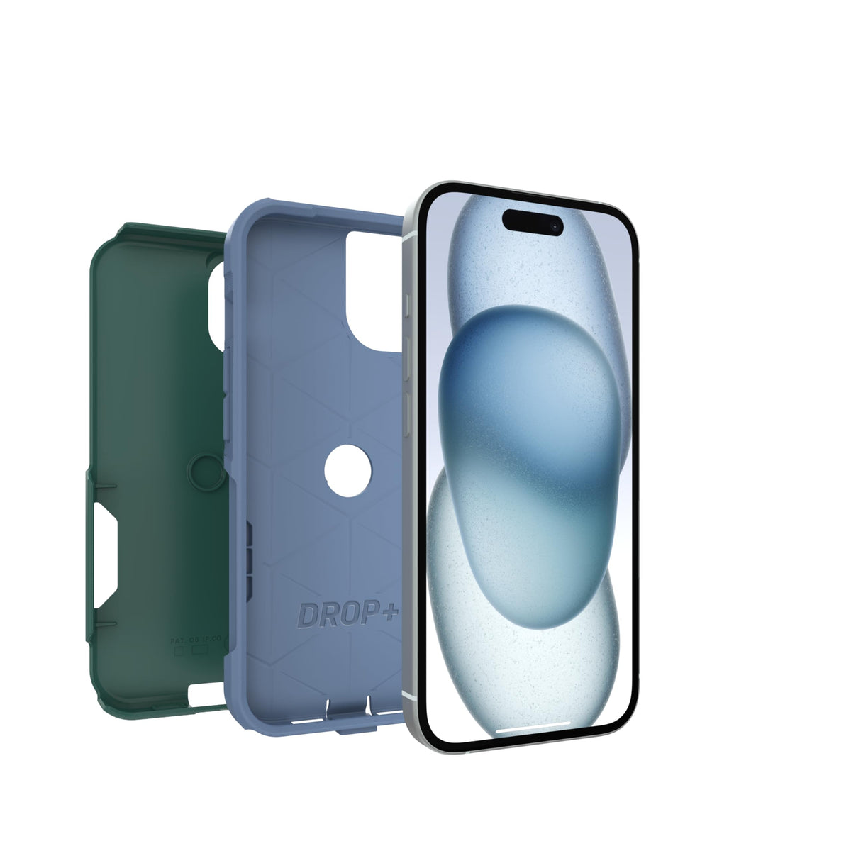 OtterBox iPhone 17e, 16e, 15, 14, & 13 Commuter Series Case - Black, Slim & Tough, Pocket-Friendly, with Port Protection - Thin & Protective iPhone Case, Dual-Layer, Impact Absorbing iPhone Case