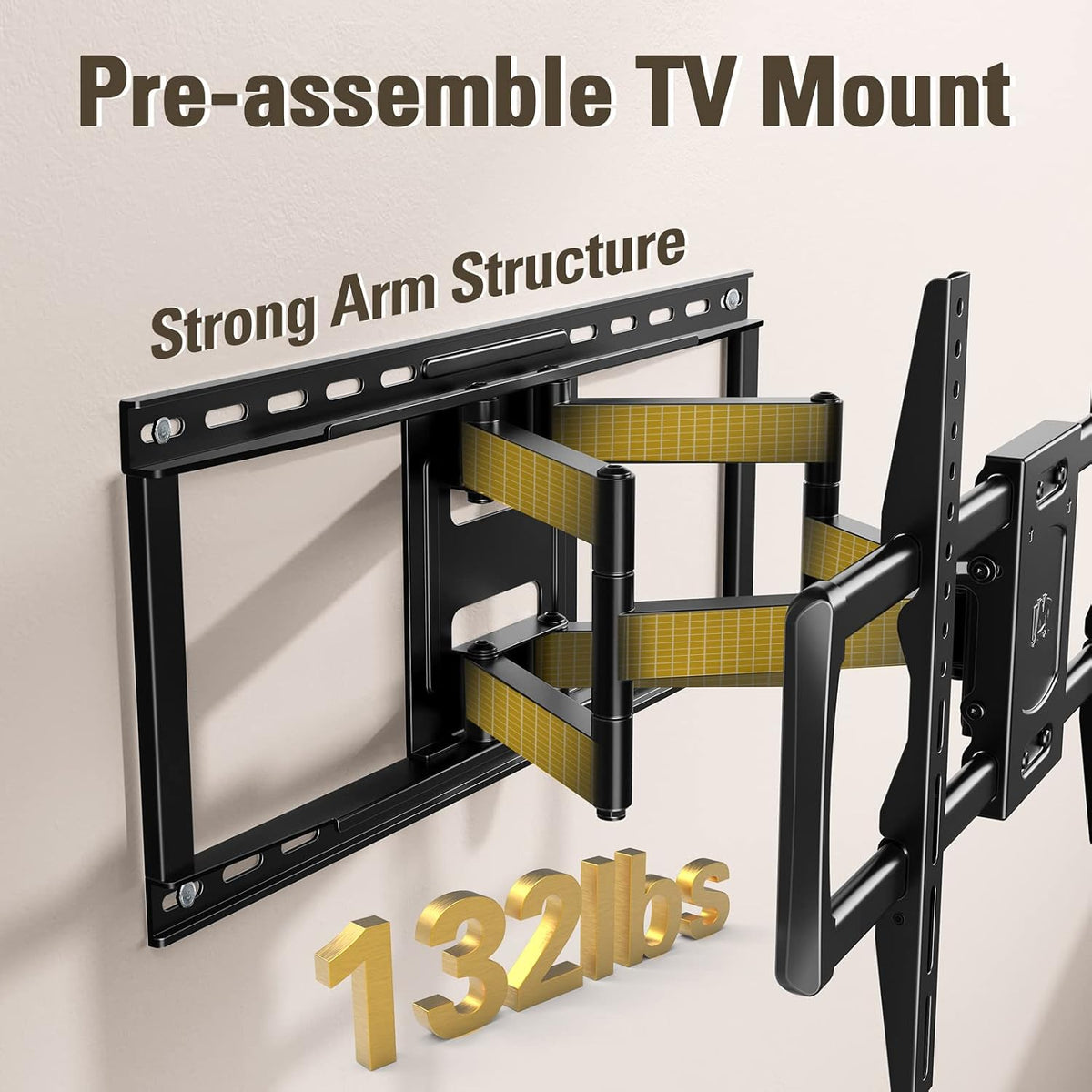 Mounting Dream Full Motion TV Wall Mount for Most 42-90 Inch TV Heavy Duty