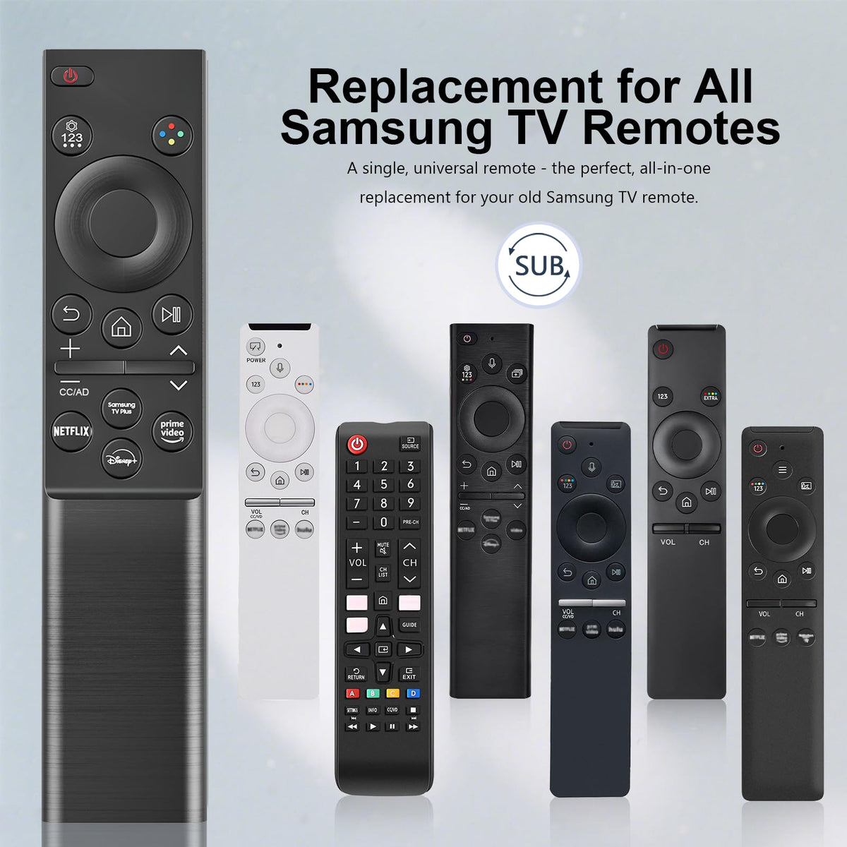 Universal Replacement for Samsung TV Remote Control