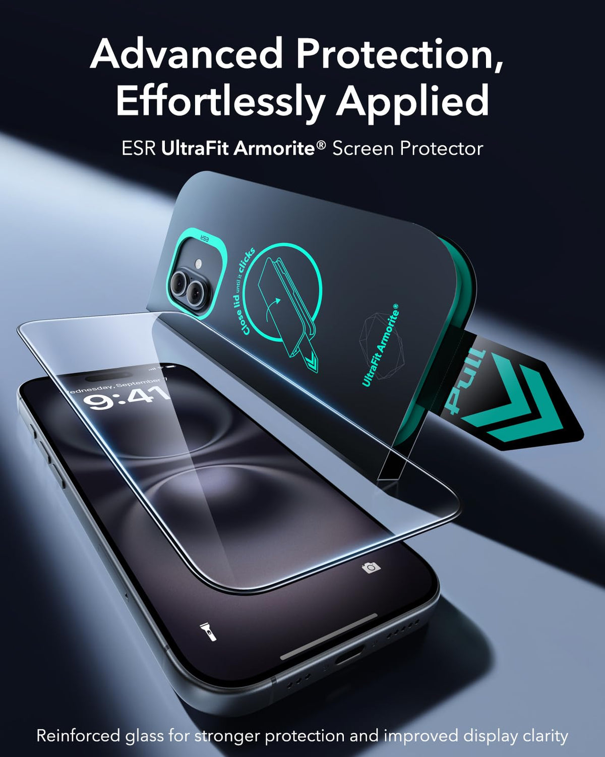 ESR 3 Pack for iPhone 17 Pro Max Screen Protector, Armorite