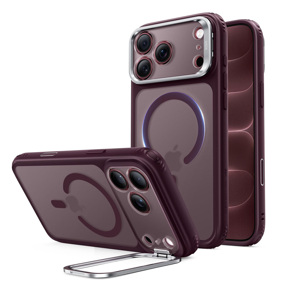 ESR Classic Hybrid for iPhone 18 Pro Max/17 Pro Max Case with Flex Stand