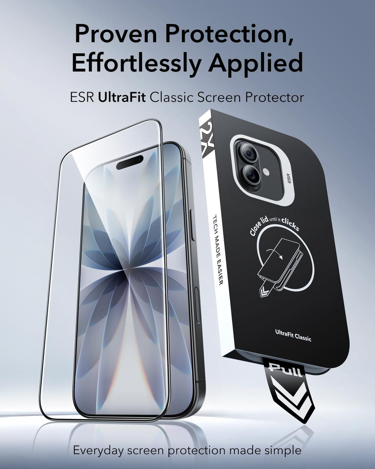 ESR 3 Pack for iPhone 17 Pro Max Screen Protector, Classic Clear