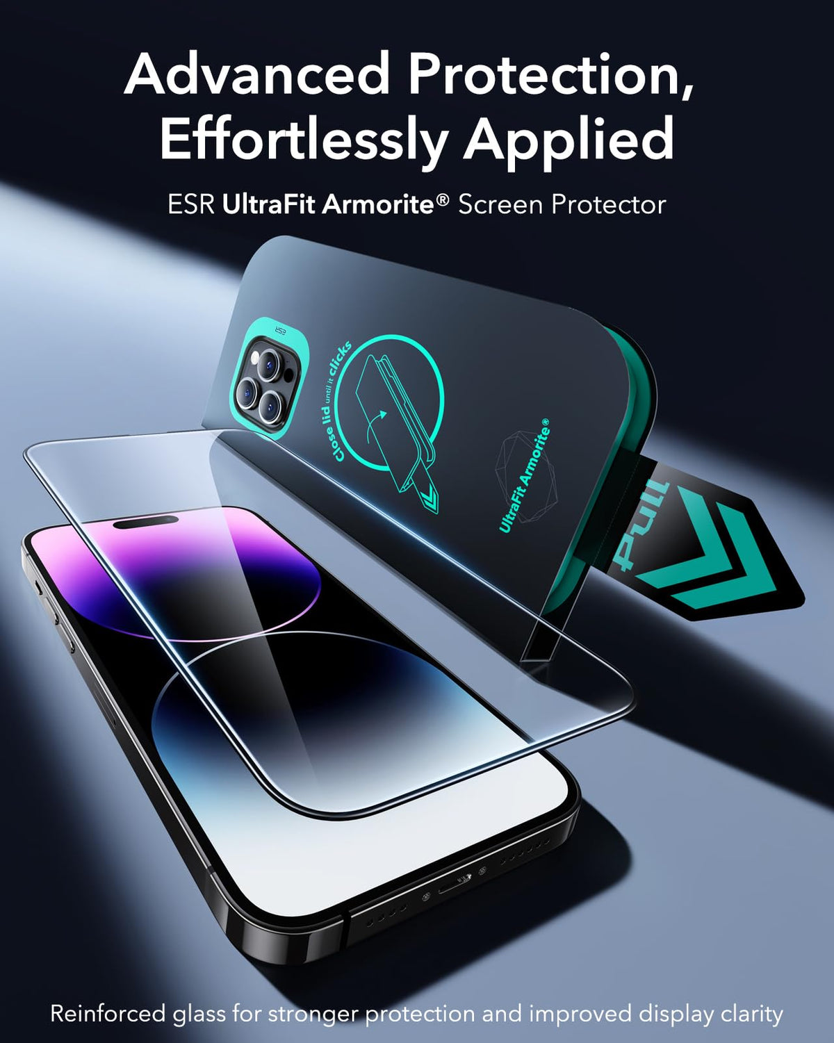 ESR 3 Pack for iPhone 17 Pro Max Screen Protector, Armorite