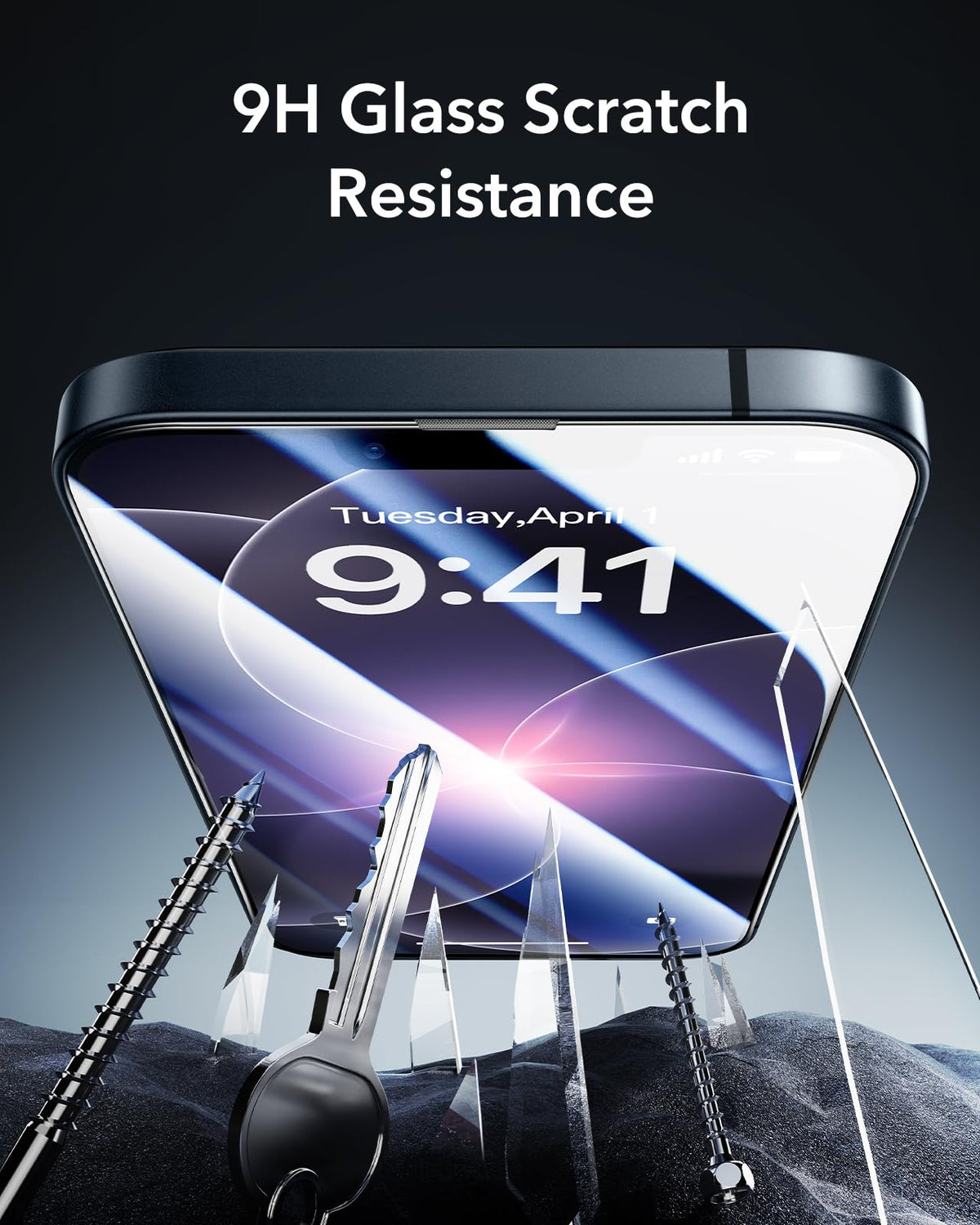 ESR 3 Pack for iPhone 17 Pro Max Screen Protector, Armorite