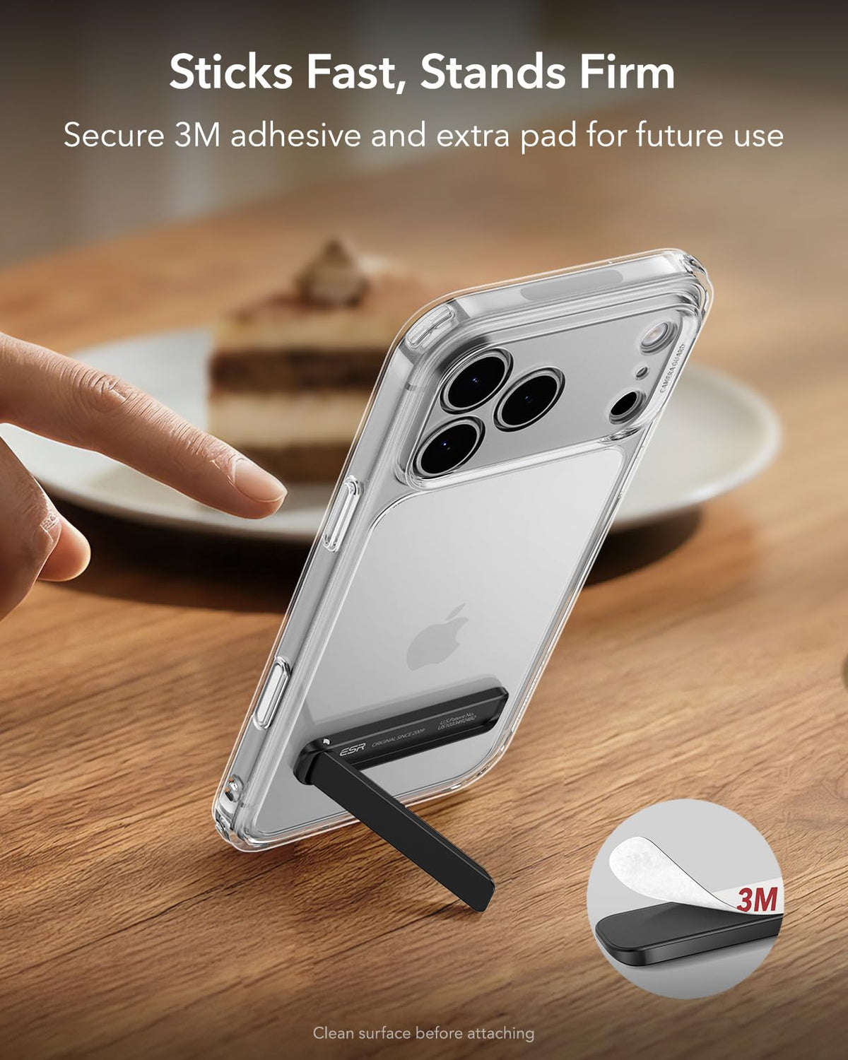 ESR Boost Phone Kickstand Compatible with iPhone 18 Pro/Pro max/Duo