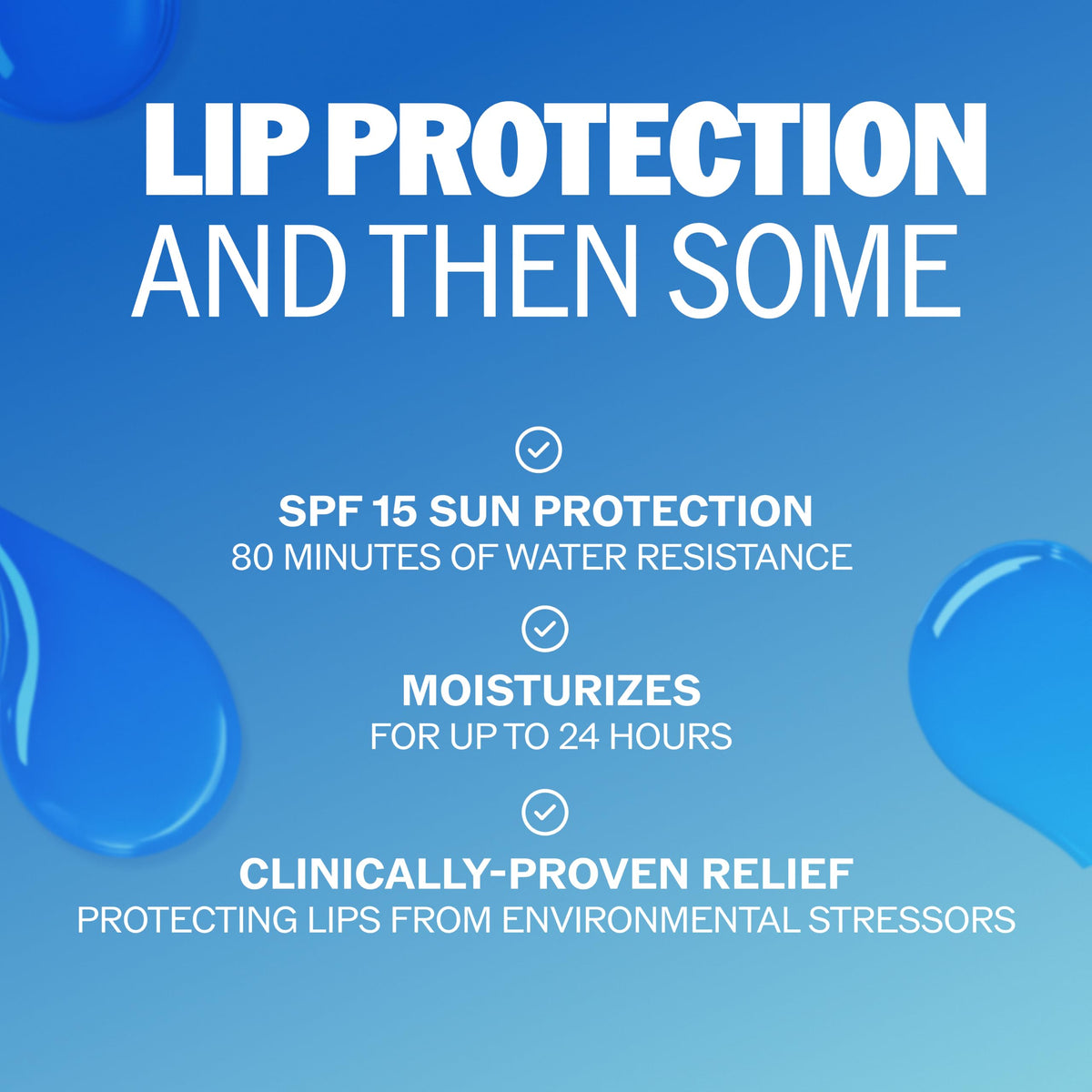 ChapStick Moisturizer Original Lip Balm Tubes, SPF 15 and Skin Protectant - 0.15 Oz (Pack of 3)