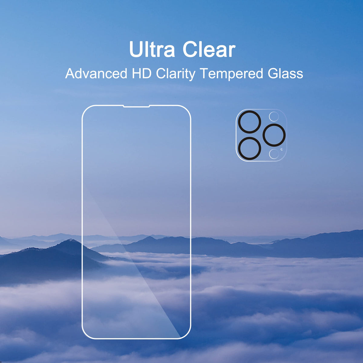 Ailun Screen Protector + Camera Lens Protector for iPhone 16 Pro Max