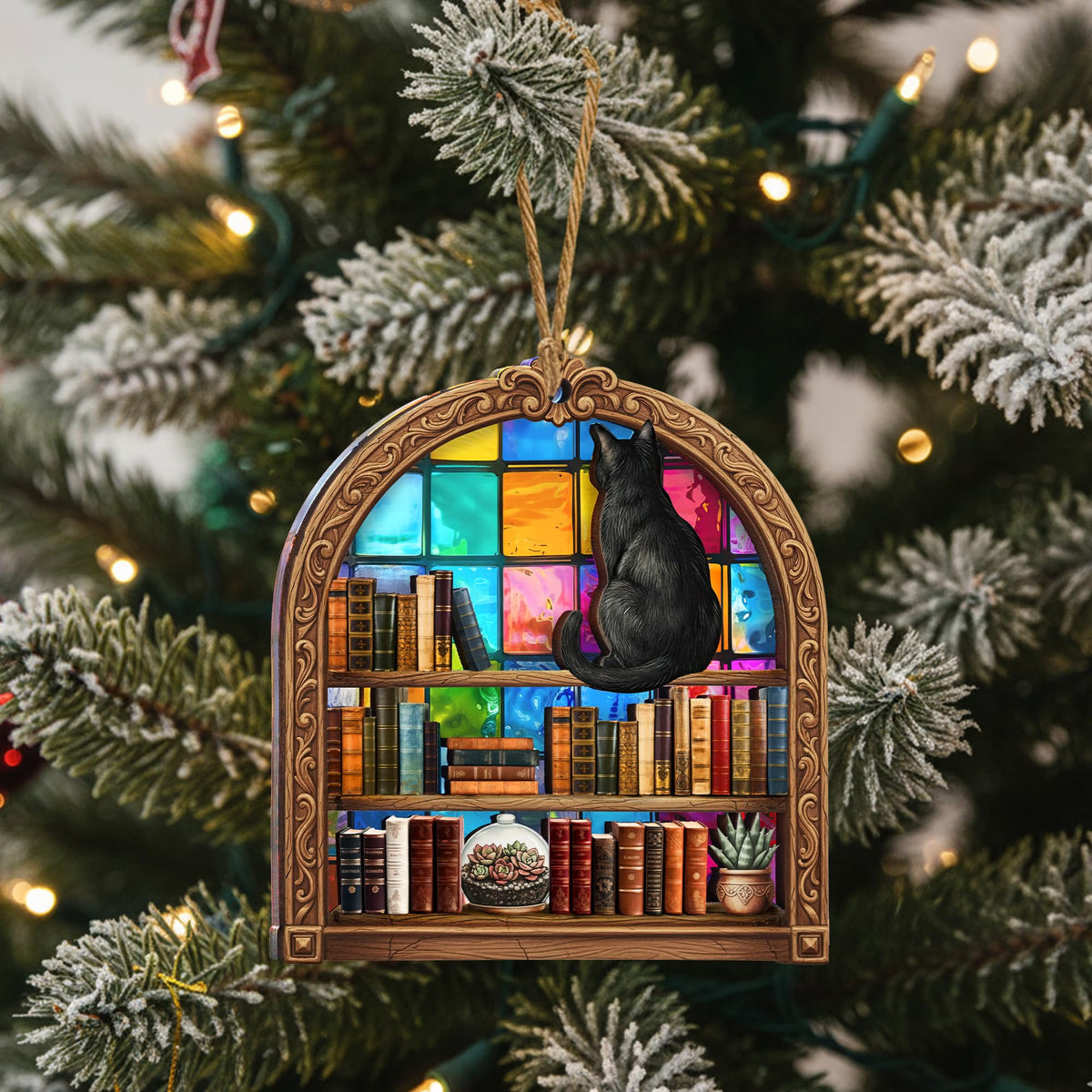 Book Lovers Gifts Book Ornament, Teacher Gifts for Women, Librarian, Reader