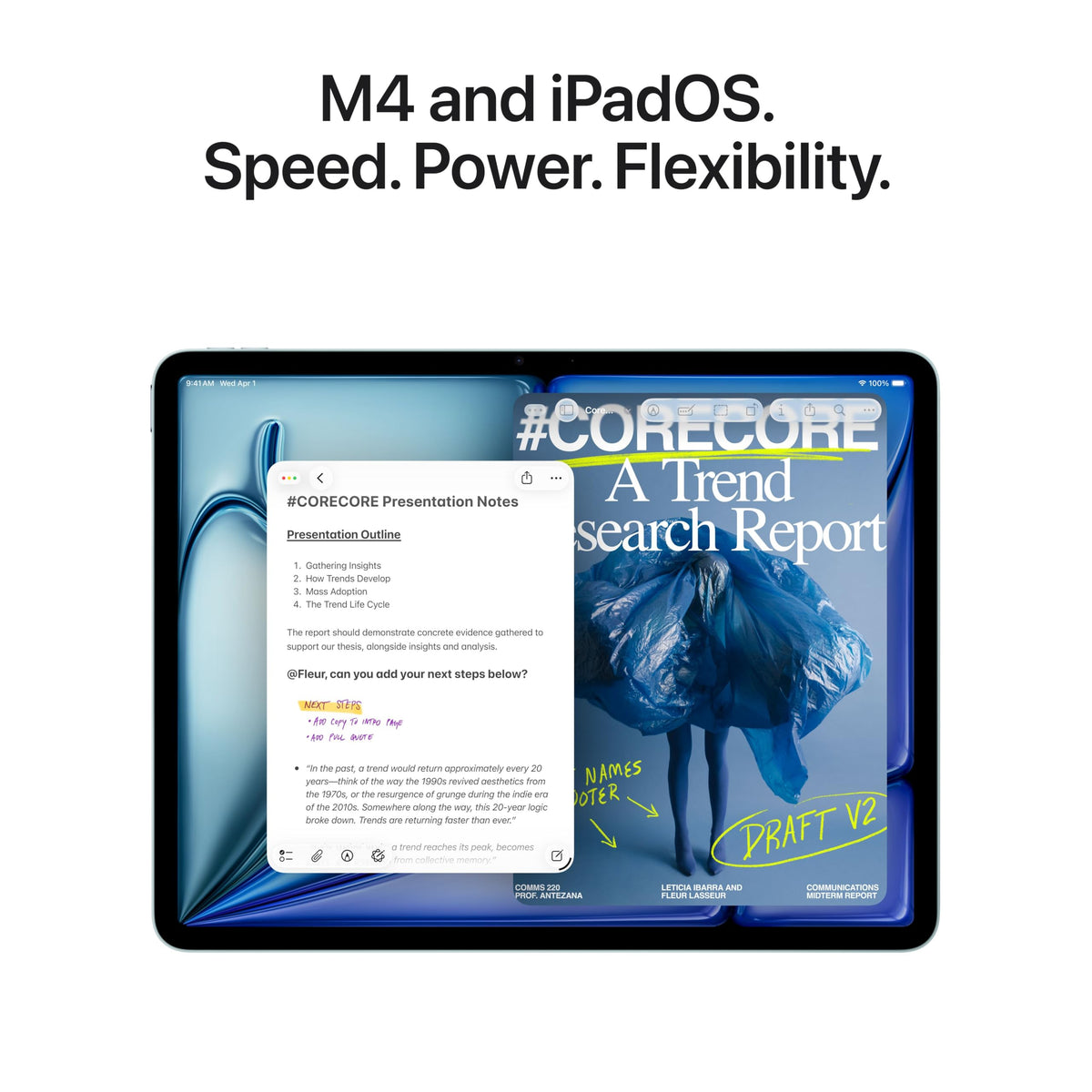 Apple iPad Air 11-inch (M4): Liquid Retina Display, 128GB, 12MP Front/Back Camera, Wi-Fi 7 with Apple N1 + 5G Cellular, Touch ID, All-Day Battery Life — Space Gray