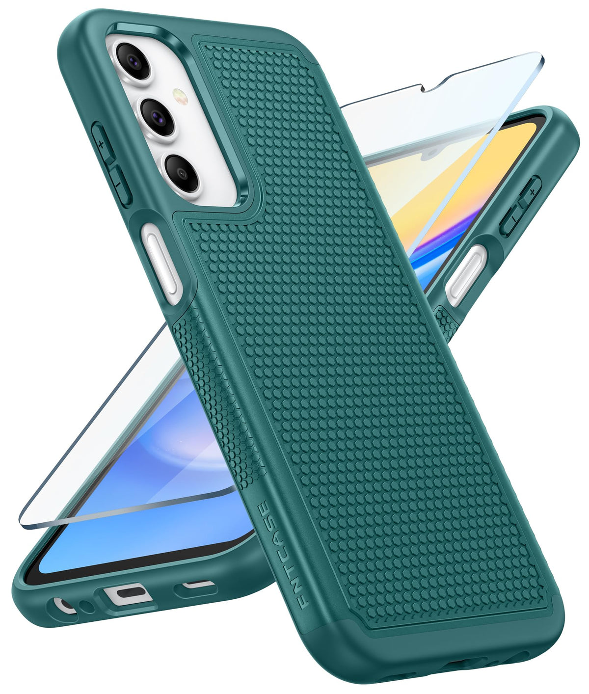 FNTCASE for Google Pixel 9a Case: Green Non Slip Textured