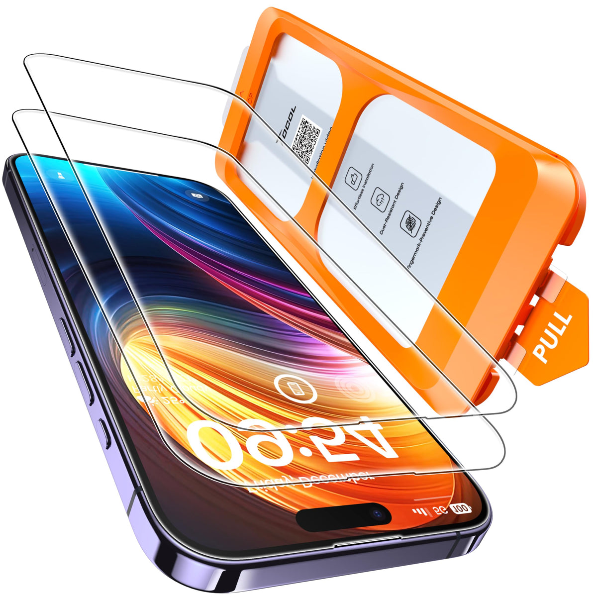 TOCOL for iPhone 17 Screen Protector, Easy Installation