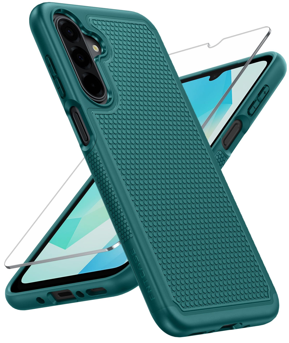 FNTCASE for Google Pixel 9a Case: Green Non Slip Textured