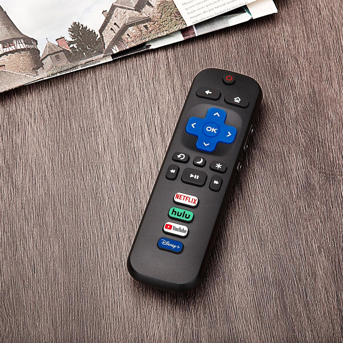 (2 Pack) Replacement Remote Control for Roku TV, for TCL Roku/Onn Roku TVs