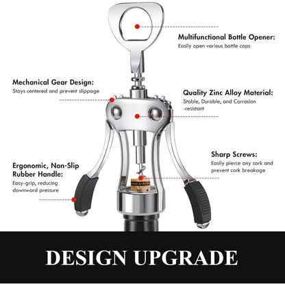 Multifunctional Bottle Opener with Handle and Screw