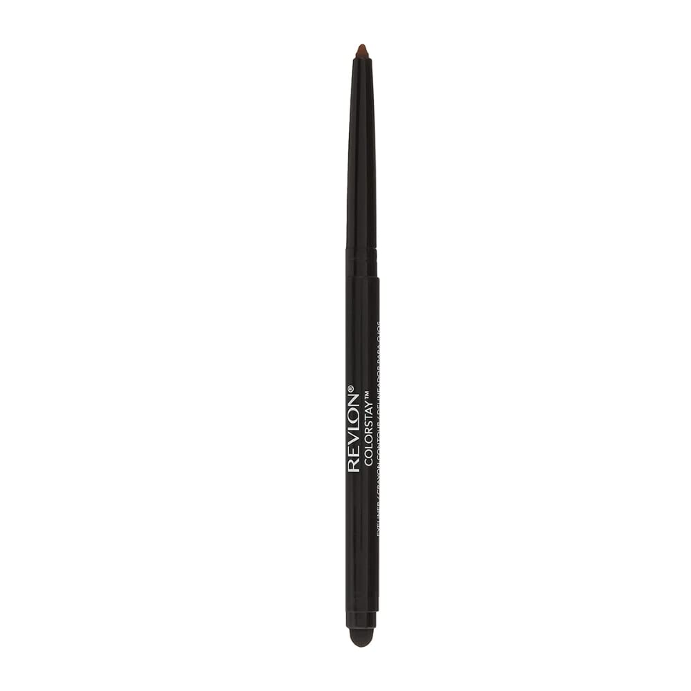 Revlon ColorStay Pencil Waterproof Eyeliner, 202 Black Brown, 0.01 oz