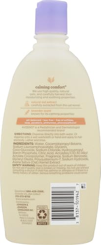 Aveeno Baby Calming Comfort Bath & Body Wash, Lavender & Vanilla, 8 fl oz