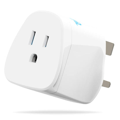MyTravelPal US to UK Plug Adapter | UK Safety Standards | Grounded Type A/B
