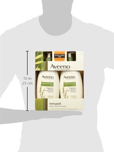 Aveeno Daily Moisturizing Body Lotion, Fragrance-Free, 18 fl. oz