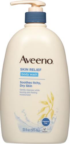 Aveeno Skin Relief Body Wash, Fragrance-Free, 33 fl. oz