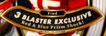 2025 Panini SELECT Football Series Sealed 24 Card Blaster Box Featuring 3 BLASTER EXCLUSIVE Red and Blue Shock Parallel Cards PLUS