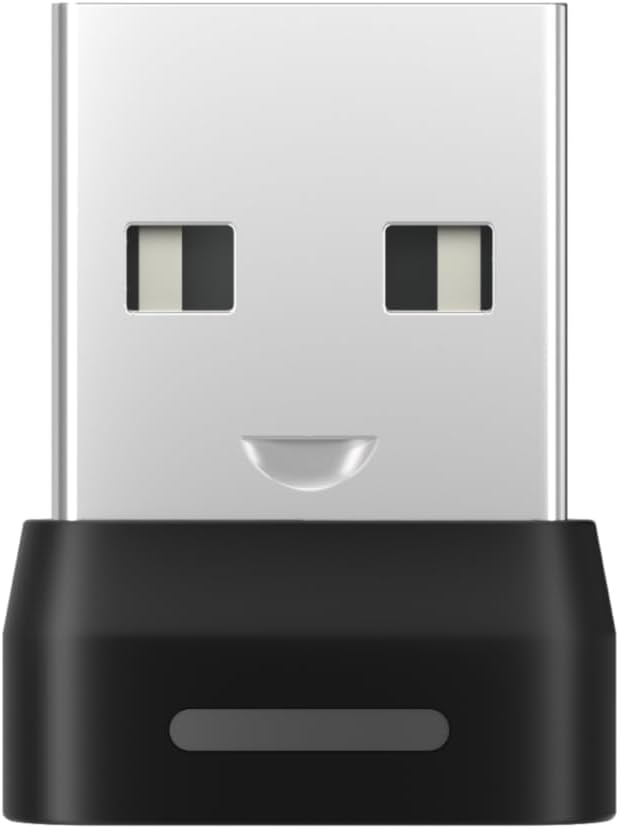 SHOKZ Loop 120 USB-A Wireless Adapter - Designed for OpenComm2 & OpenMeet, Bluetooth Dongle Receiver Compatible Bone Conduction Headsets