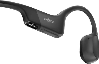 SHOKZ (Renewed OpenRun Bone Conduction Open-Ear Bluetooth Headphone, Black
