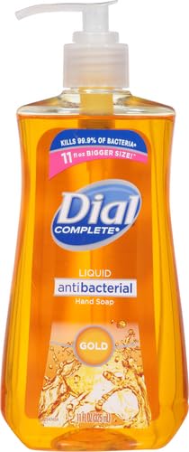 Dial Antibacterial Defense Liquid Hand Soap + Aloe, White Tea Scent, 11 Fl Oz (Pack of 4), Dermatologist-Tested Hand Wash, Gentle Formula