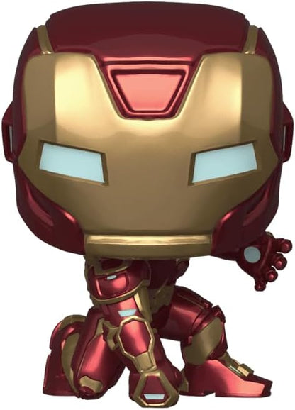 Robert Downey Jr. Iron Man #626 Stark Tech Suit Facsimile Signed Reprint Laser Autographed Funko POP! Marvel Avengers Movies Figurine with Protector Case