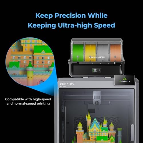 Creality K2 Combo 3D Printer Bundle with PLA Filament Black & White 2Pack