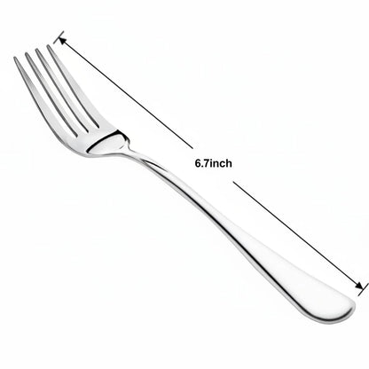 NICE KITCHEN 16 Pieces Dinner Forks Set,8" Fork,Stainless Steel Dinner Fork