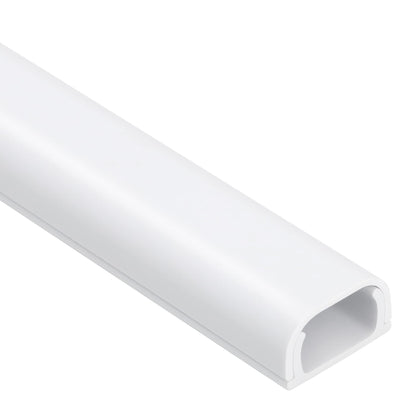 ZhiYo 85" Cord Cover for 1 Wire, Mini White Cord Hider Wall, 0.5"W x 0.3"H