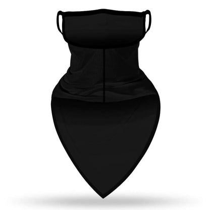 YAYOUREL Neck Gaiter Face Mask Bandanas for Men Women UV Face Scarf Cover Ear Loop Hole Facemask for Fishing Running Cycling