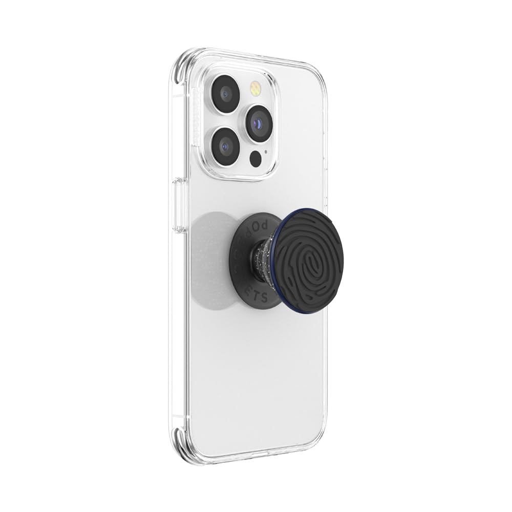 PopSockets Adhesive Phone Grip, Holder- Black