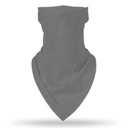 YAYOUREL Neck Gaiter Face Mask Bandanas for Men Women UV Face Scarf Cover Ear Loop Hole Facemask for Fishing Running Cycling
