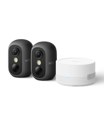 eufy Security Indoor/Outdoor Camera C35, Spotlight-Free Color Night Vision