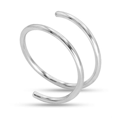 Double Hoop Nose Ring, 14K Gold Filled/Sterling Silver,20G/22G,6mm/7mm/8mm