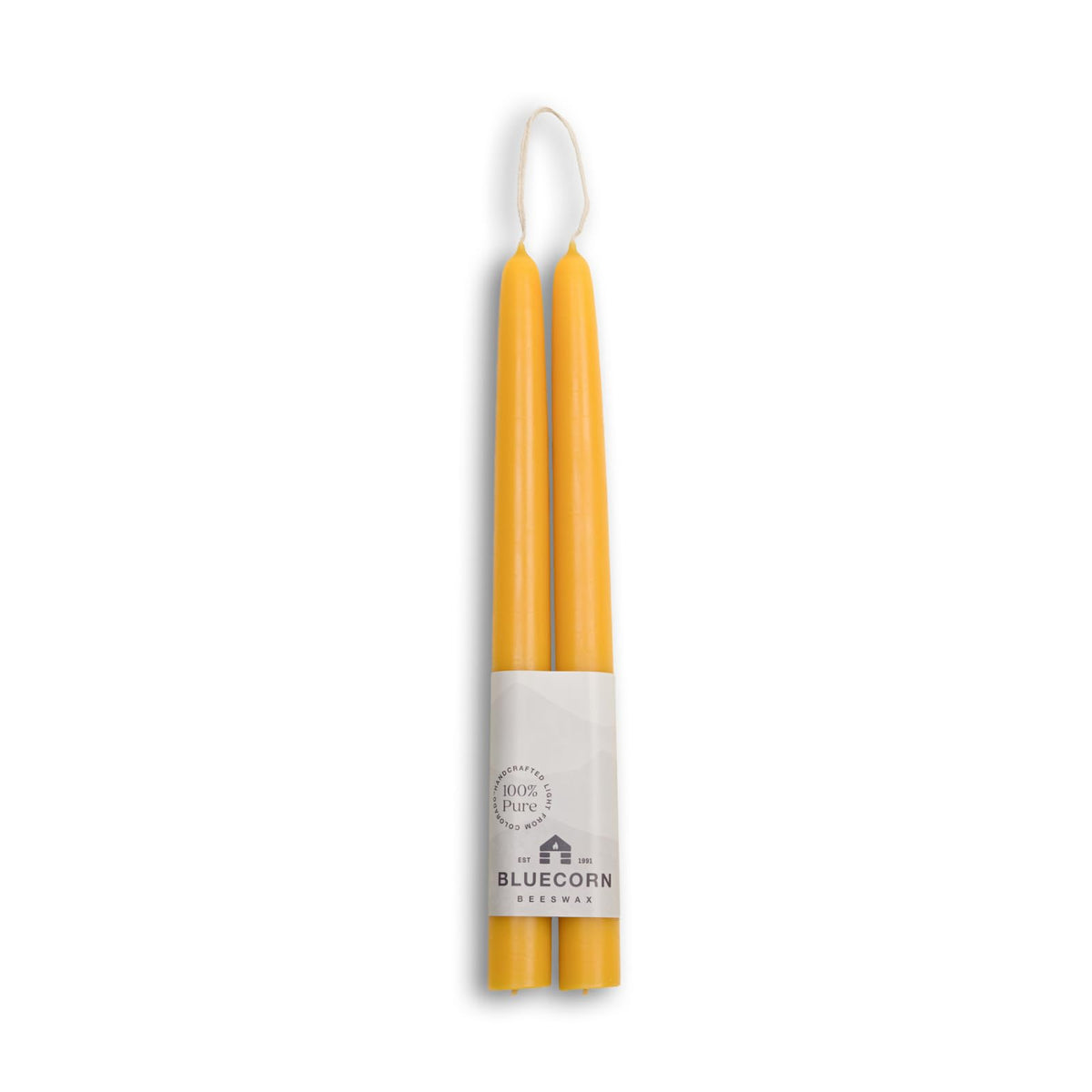 Taper Candles, 12 Inch Terracotta, 2 Count