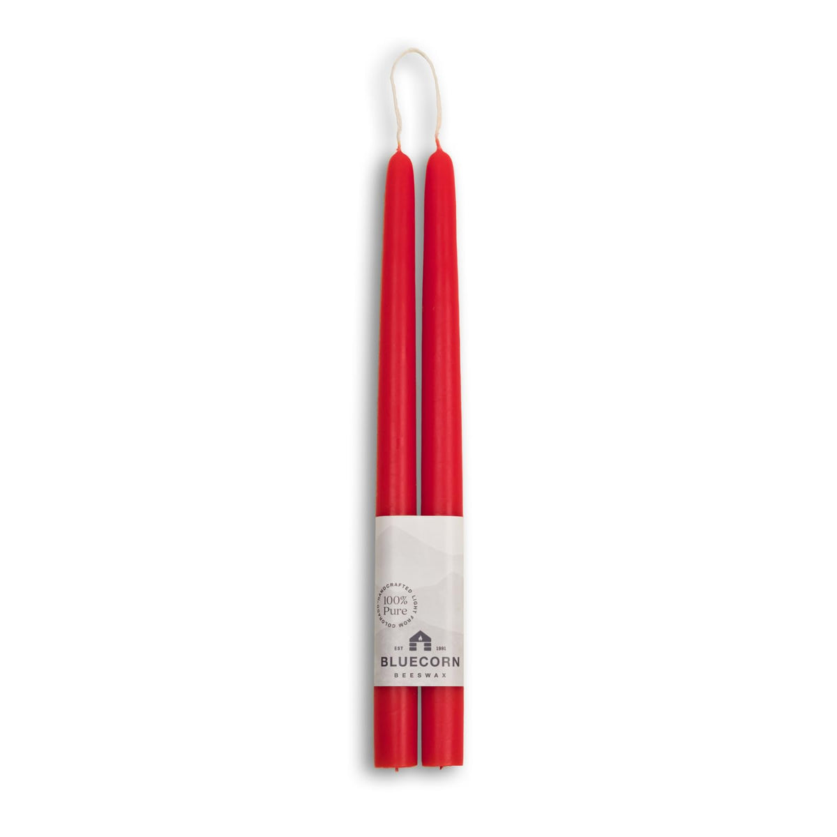 Taper Candles, 12 Inch Terracotta, 2 Count