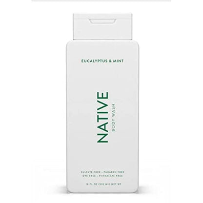 Native Body Wash 3 Pack - Natural Body Wash Women & Men - SLS & Paraben Free - Cucumber & Mint, Coconut & Vanilla, Lavender & Rose