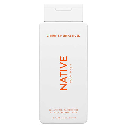 Native Body Wash 3 Pack - Natural Body Wash Women & Men - SLS & Paraben Free - Cucumber & Mint, Coconut & Vanilla, Lavender & Rose