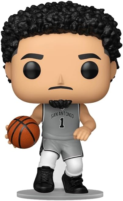Victor Wembanyama #230 (Statement Edition Jersey) Funko POP! Basketball: San Antonio Spurs Figurine Bundle with HOFSM Protector Case