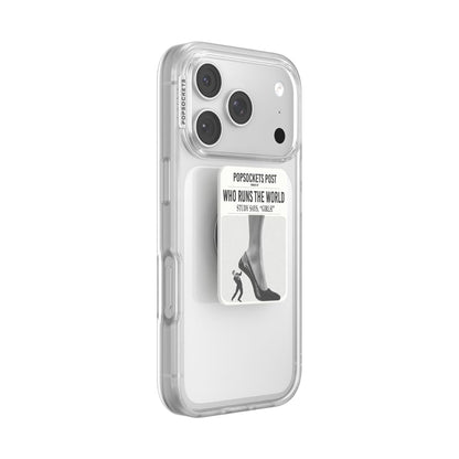 PopSockets Adhesive Phone Grip, Holder- Black