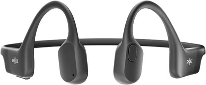 SHOKZ (Renewed OpenRun Bone Conduction Open-Ear Bluetooth Headphone, Black