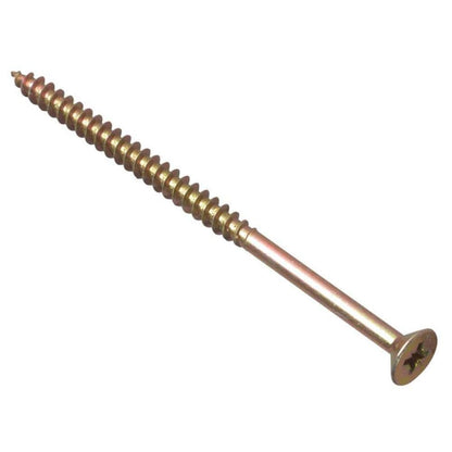 ForgeFix Multi-Purpose Single Thread Screws | 5.0 x 60mm | Zinc | Box 100