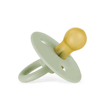 Itzy Ritzy Natural Rubber Pacifiers for 0–6 Mos, Set of 2, Blossom/Rosewood