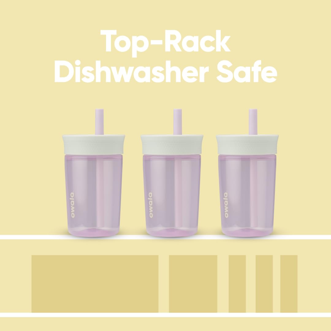 Owala Tumbler Kids Plastic Water Bottle 15 oz Home Base